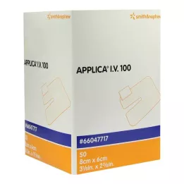APPLICA Náplast na kanylu I.V.100 se savou podložkou, 50 ks