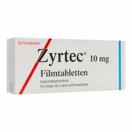 ZYRTEC Potahované tablety, 20 ks