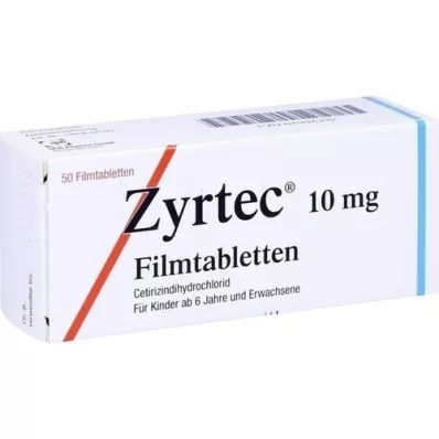 ZYRTEC Potahované tablety, 50 ks