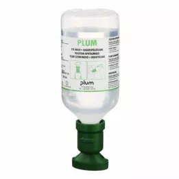 PLUM Oční výplachový roztok NaCl s očním kalíškem, 500 ml
