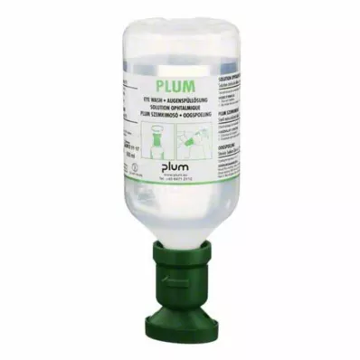 PLUM Oční výplachový roztok NaCl s očním kalíškem, 500 ml