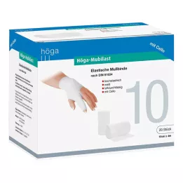 HÖGA-MUBILAST Fixační obvaz 10 cmx4 s celofánem, 1 ks