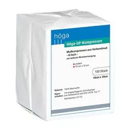HÖGA-KOMPRESSEN OP 10x10 cm nesterilní 8x, 100 ks