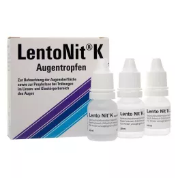 LENTO NIT K Oční kapky, 3X10 ml