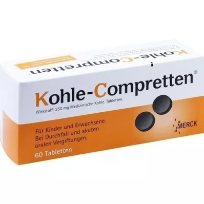 KOHLE Compretten tablety, 60 ks