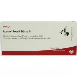 ISCUCIN populi Síla G Ampule, 10X1 ml