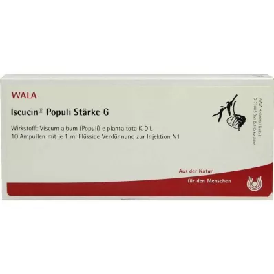 Ampulky Iscucin Populi St.G, 10x1 ml