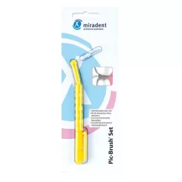 MIRADENT Interd.Pic-Brush Set žlutá, 1 ks