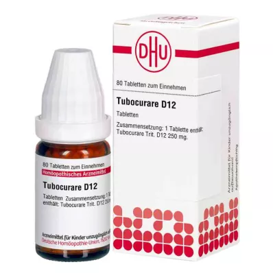 TUBOCURARE D 12 tablet, 80 ks