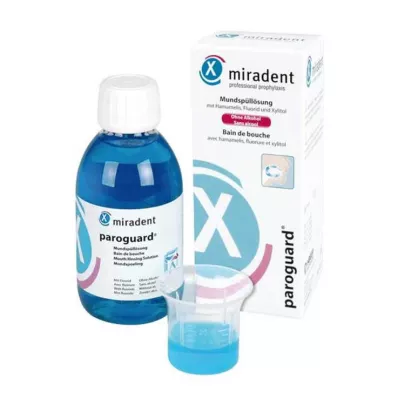 MIRADENT Ústní výplach paroguard CHX 0,20 %, 200 ml