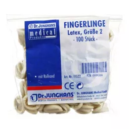 FINGERLING OP Latex velikost 2 válcovaný, 100 ks