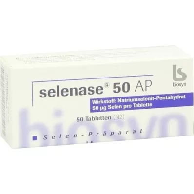 SELENASE 50 AP tablet, 50 ks