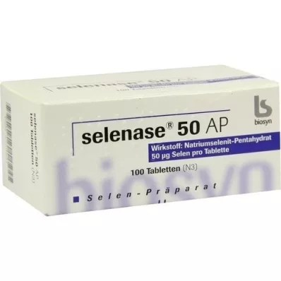 SELENASE 50 AP tablet, 100 ks