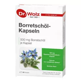 BORRETSCHÖL KAPSELN Dr.Wolz, 60 ks