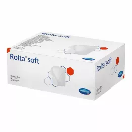 ROLTA měkký syntetický bavlněný obvaz 6 cmx3 m, 6 ks