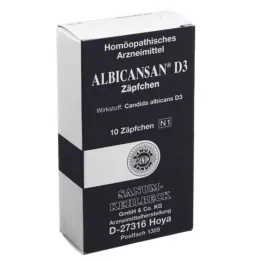 ALBICANSAN D 3 čípky, 10 ks