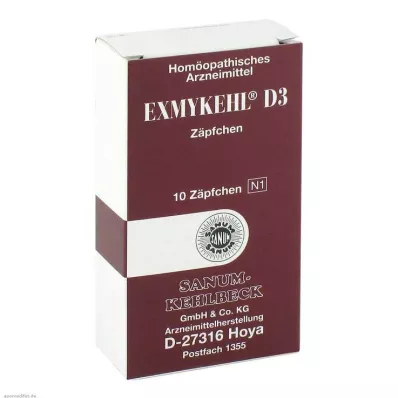 Exmykehl D 3 čípky, 10 ks