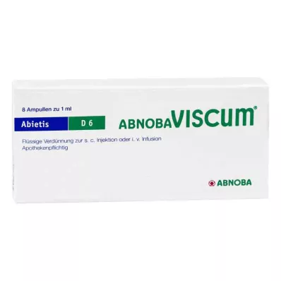 ABNOBAVISCUM Abietis D 6 ampulí, 8 ks