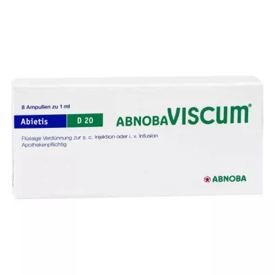 ABNOBAVISCUM Abietis D 20 ampulí, 8 ks