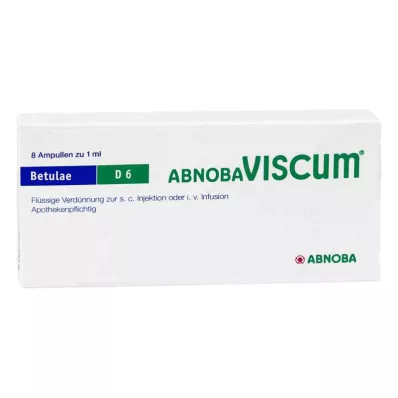 ABNOBAVISCUM Betulae D 6 ampulí, 8 ks