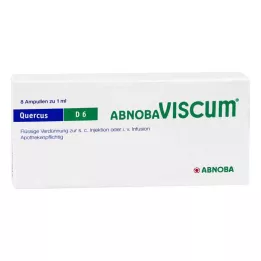 ABNOBAVISCUM Quercus D 6 ampulí, 8 ks