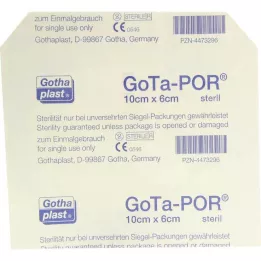 GOTA-POR Sterilní náplast na rány 60x100 mm, 1 ks