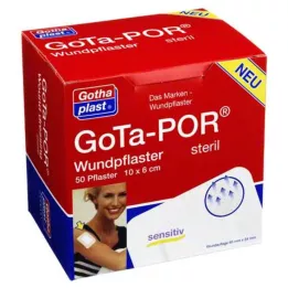 GOTA-POR Sterilní náplast na rány 60x100 mm, 50 ks