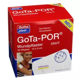 GOTA-POR Sterilní náplast na rány 80x100 mm, 50 ks