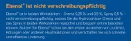 Instructions for use for EBENOL 0,25% smetana, 25g - 4