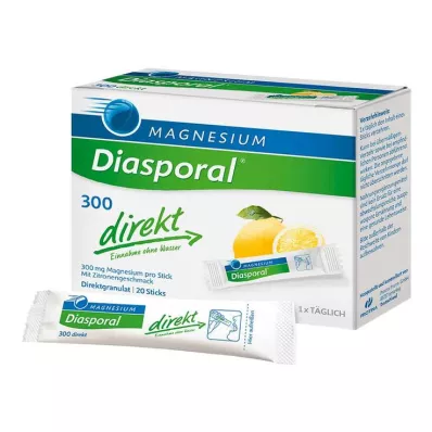 MAGNESIUM DIASPORAL 300 přímých granulí, 20 ks