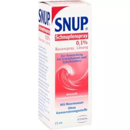 SNUP Nosní sprej proti rýmě 0,1 %, 15 ml