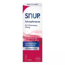 SNUP Nosní sprej proti rýmě 0,1 %, 15 ml