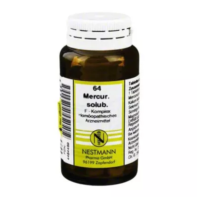 MERCURIUS SOLUBILIS F Complex No.64 Tablety, 120 ks
