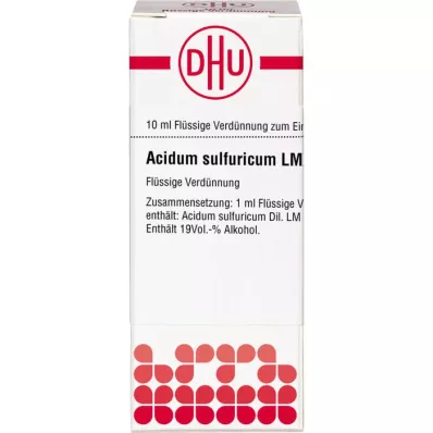 ACIDUM SULFURICUM LM XXX Ředění, 10 ml