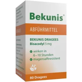 BEKUNIS Bisakodyl 5 mg entericky potahované tablety, 80 ks