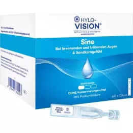 HYLO-VISION sinusové jednodávkové pipety, 60X0,4 ml
