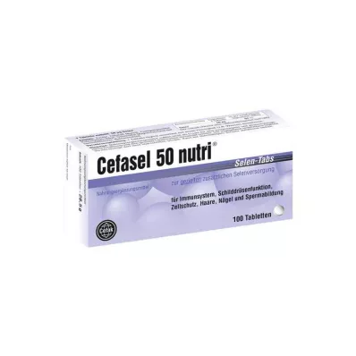 CEFASEL 50 výživných selenových tabulek, 100 ks