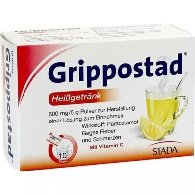 GRIPPOSTAD Horký nápoj v prášku, 10 ks