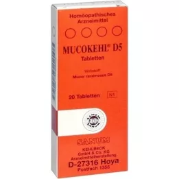 MUCOKEHL Tablety D 5, 20 ks