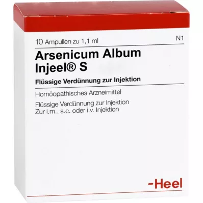 ARSENICUM ALBUM INJEEL Ampule S, 10 ks