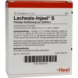 LACHESIS INJEEL Ampule S, 10 ks