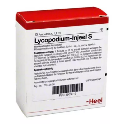 LYCOPODIUM INJEEL Ampule S, 10 ks