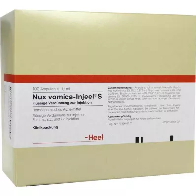 NUX VOMICA INJEEL Ampule S, 100 ks