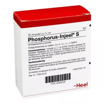 PHOSPHORUS INJEEL Ampule S, 10 ks