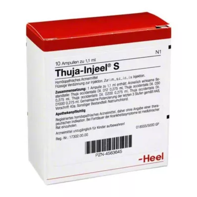 THUJA INJEEL Ampule S, 10 ks THUJA INJEEL Ampule S, 10 ks