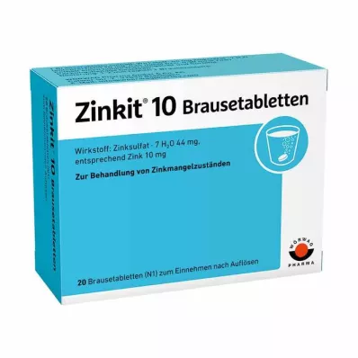 ZINKIT 10 šumivých tablet, 20 ks