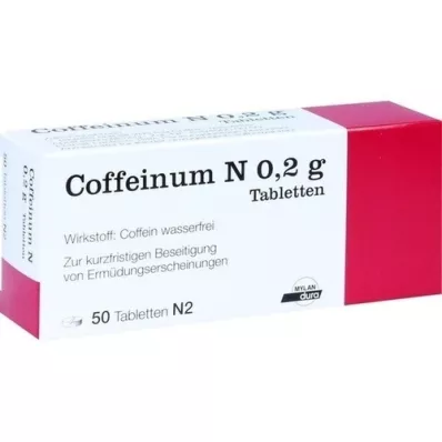 COFFEINUM N 0,2 g tablety, 50 ks