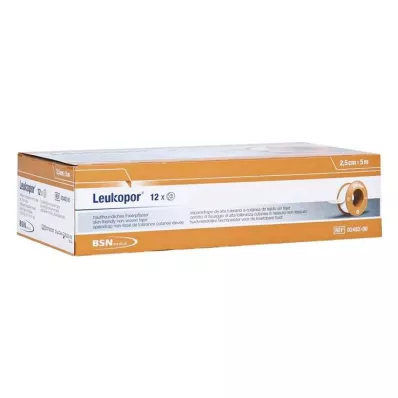 LEUKOPOR 2,5 cmx5 m, 12 ks