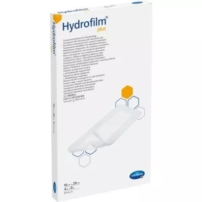 HYDROFILM Plus transparentní obvaz 10x20 cm, 5 ks