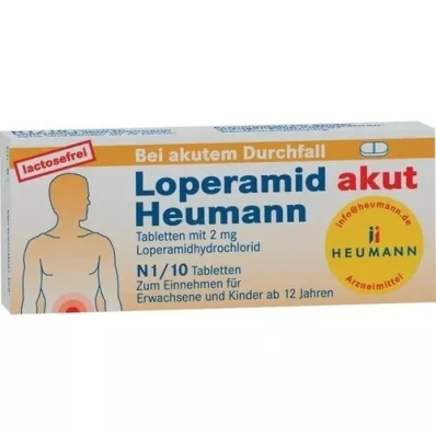 LOPERAMID akut Heumann tablety, 10 ks